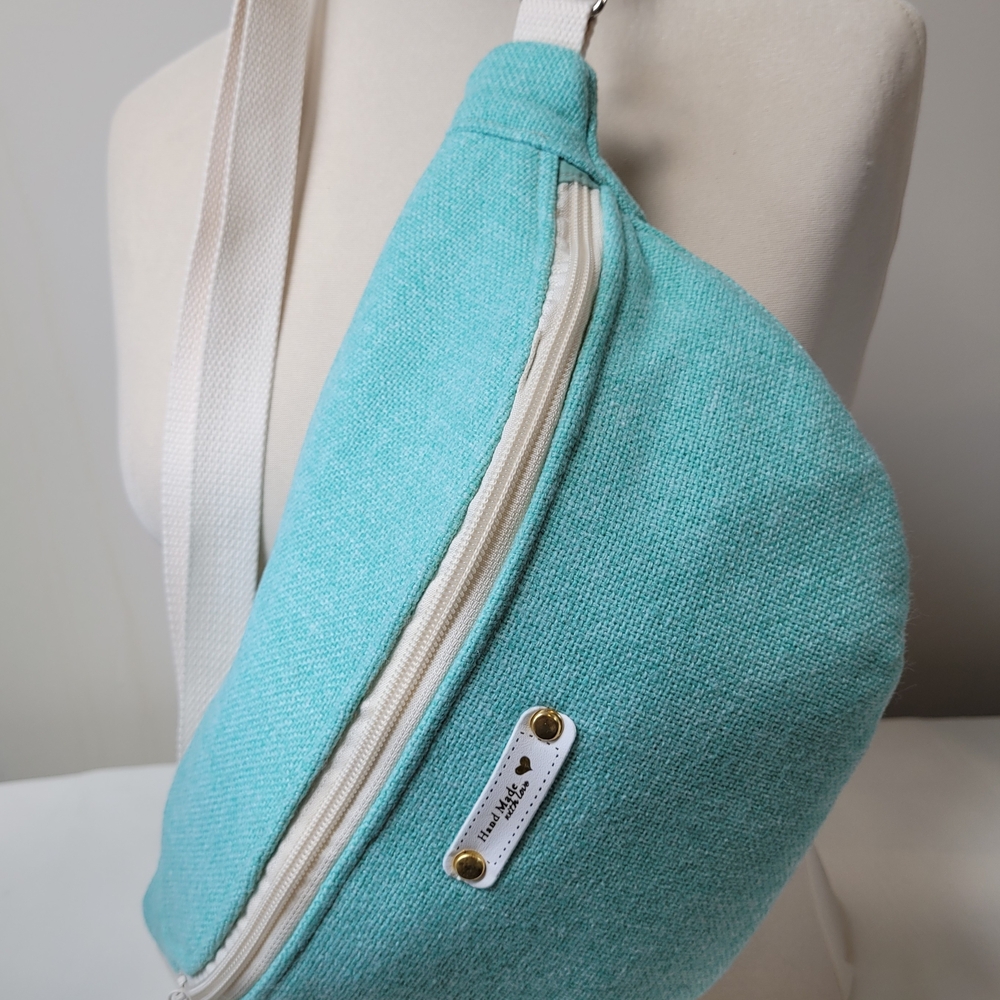 Stylish Aqua Crossbody Bag